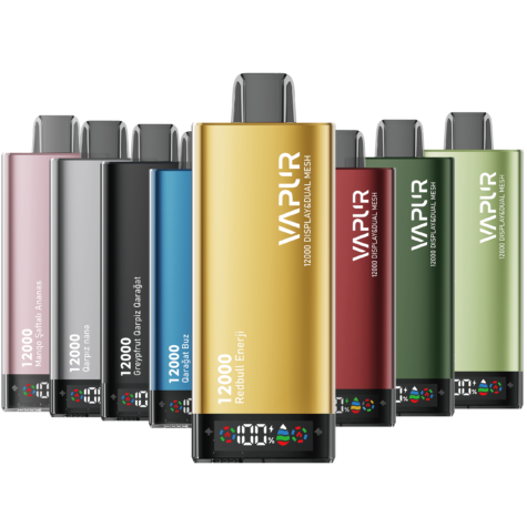 vapur digital screen disposable vape 12000puffs